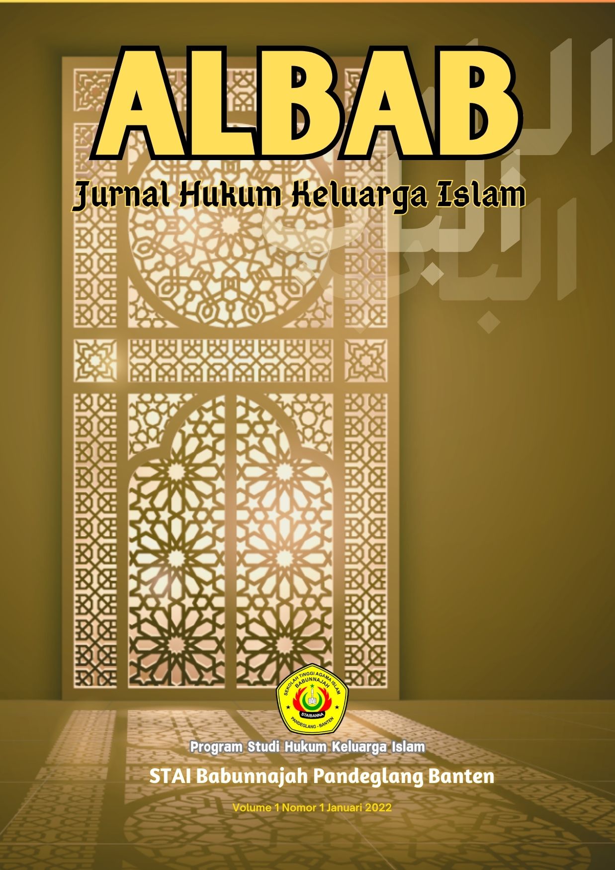 					Lihat Vol 1 No 1 (2023): Albab (Jurnal Hukum Keluarga Islam) Juni
				